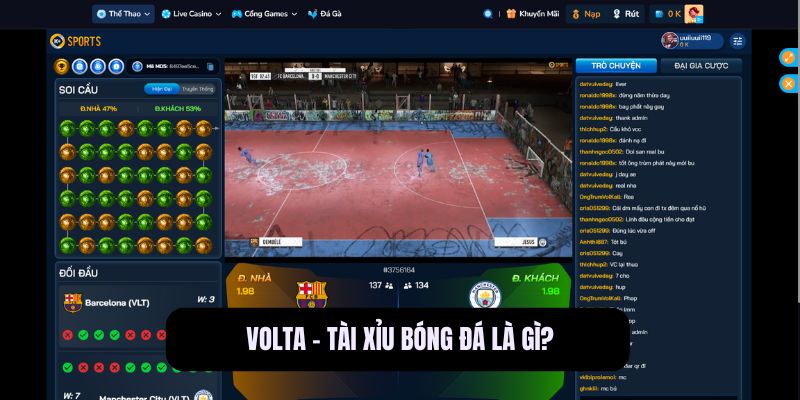 Volta - Tài xỉu bóng đá
